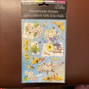 Special Moments 16CT Handmade Stickers 3-D - Flowers Scrapbooking